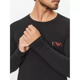   EMPORIO ARMANI  HOSSZÚ UJJÚ FÉRFI PÓLÓ 111023 3F715  00020 BLACK