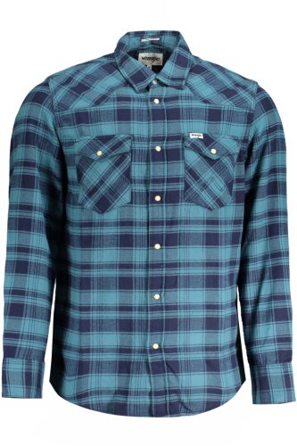 WRANGLER FÉRFI HOSSZÚ UJJÚ ING KÉK
