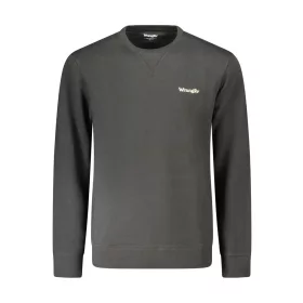 WRANGLER FÉRFI FEKETE, cipzárral zárható pulóver