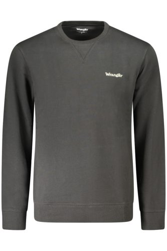 WRANGLER FÉRFI FEKETE, cipzárral zárható pulóver