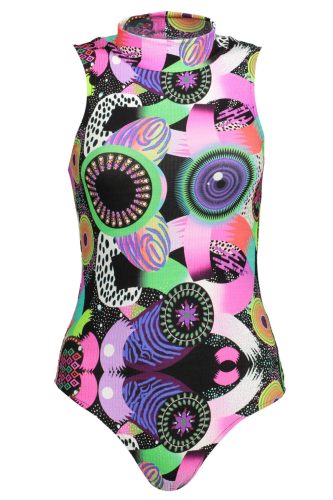DESIGUAL BODY TANK TOP NŐI FEKETE