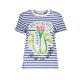 DESIGUAL BLUE NŐI RÖVID UJJÚ PÓLÓ