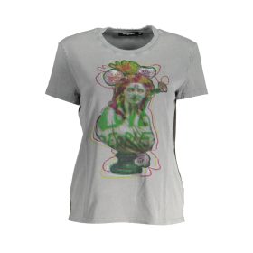 DESIGUAL RÖVID UJJÚ NŐI SZÜRKE PÓLÓ