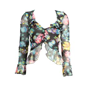 DESIGUAL FEKETE NŐI, HOSSZÚ UJJÚ PÓLÓ