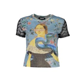 DESIGUAL RÖVID UJJÚ NŐI KÉK PÓLÓ