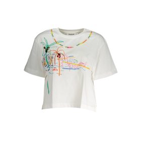 DESIGUAL NŐI RÖVID UJJÚ PÓLÓ, FEHÉR