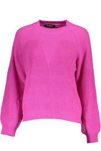 DESIGUAL RÓZSASZÍN NŐI PULÓVER