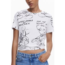 DESIGUAL Női rövid ujjú póló, fehér