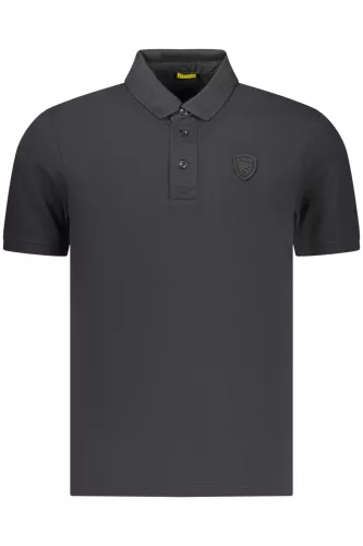 BLAUER APPAREL FÉRFI RÖVID UJJÚ PÓLÓ, FEKETE