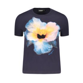 DESIGUAL Női rövid ujjú póló, kék