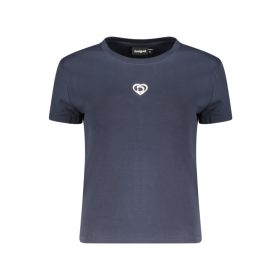 DESIGUAL Női rövid ujjú póló, kék