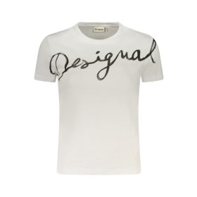 DESIGUAL Női rövid ujjú póló, fehér