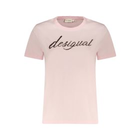 DESIGUAL NŐI RÓZSASZÍN RÖVID UJJÚ PÓLÓ