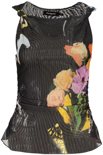 DESIGUAL NŐI FEKETE TOP