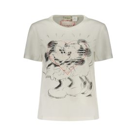 DESIGUAL Női rövid ujjú póló, fehér