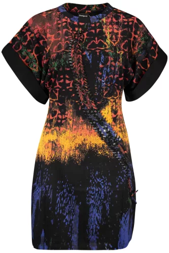 DESIGUAL RÖVID NŐI RUHA FEKETE SZÍNEN