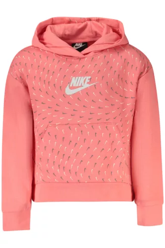 NIKE CIPZÁROS LÁNY PULÓVER, RÓZSASZÍN