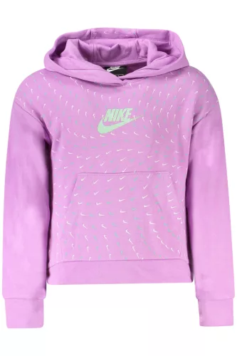 NIKE CIPZÁROS PULÓVER LÁNYOKNAK LILA SZÍNBEN