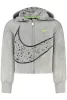 NIKE CIPZÁROS LÁNY PULÓVER, SZÜRKE