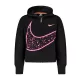 NIKE LÁNY FEKETE CIPZÁROS PULÓVER