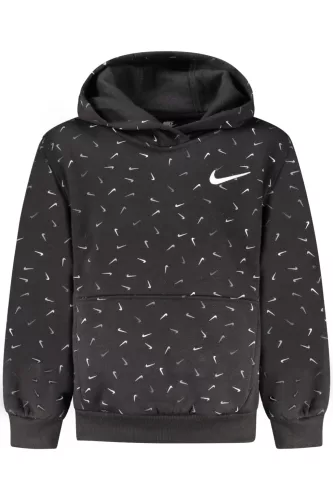 NIKE GYEREK FEKETE CIPZÁROS PULÓVER