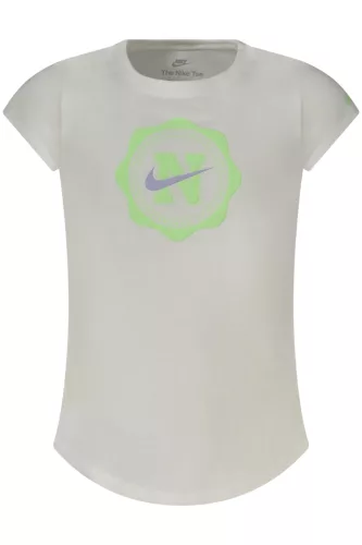 NIKE RÖVID UJJÚ LÁNY PÓLÓ, FEHÉR