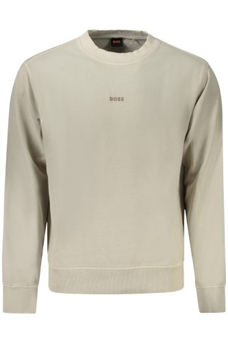 HUGO BOSS FÉRFI BÉZS cipzár NÉLKÜLI pulóver