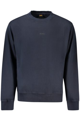 HUGO BOSS FÉRFI CIPZZÁROS PULÓZÓ, KÉK