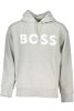 HUGO BOSS FÉRFI SZÜRKE CIPZÁZATLAN PÓLÓ