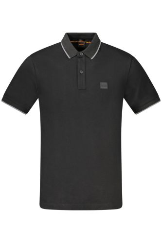 HUGO BOSS POLO RÖVID UJJÚ FÉRFI FEKETE