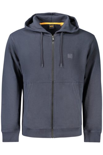 HUGO BOSS FÉRFI CIPZZÁROS PULÓZÓ, KÉK