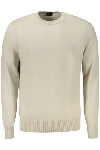 HUGO BOSS FÉRFI BÉZS PULÓVER