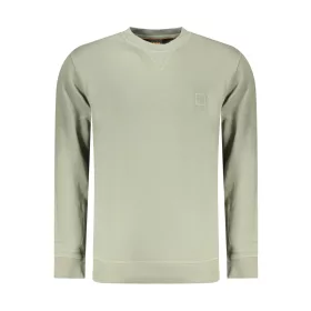 BOSS FÉRFI CIPZÁRAS PULÓVER, ZÖLD