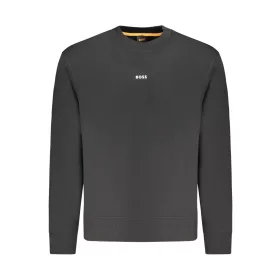 HUGO BOSS FÉRFI FEKETE cipzárral zárható pulóver