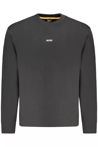 HUGO BOSS FÉRFI FEKETE cipzárral zárható pulóver