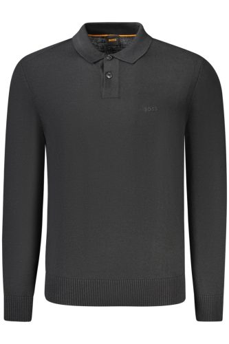 HUGO BOSS FÉRFI FEKETE PULÓVER
