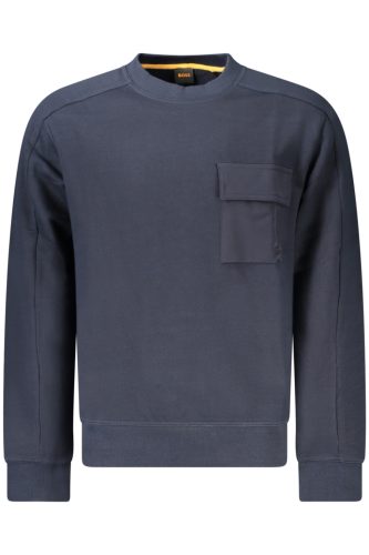 HUGO BOSS FÉRFI CIPZZÁROS PULÓZÓ, KÉK