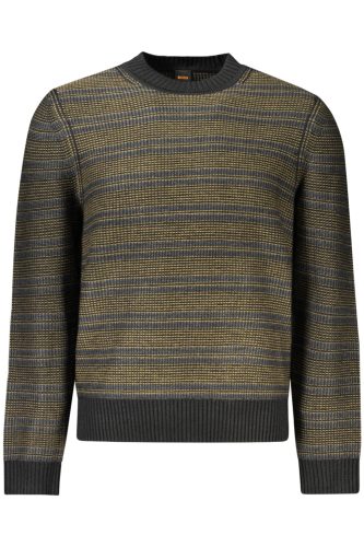 HUGO BOSS FÉRFI FEKETE PULÓVER