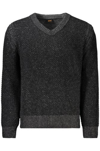 HUGO BOSS FEKETE FÉRFI PULÓVER