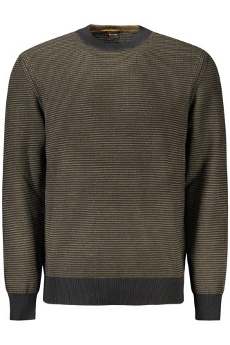 HUGO BOSS FÉRFI FEKETE PULÓVER