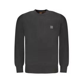 HUGO BOSS FÉRFI FEKETE PULÓVER