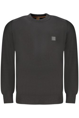 HUGO BOSS FÉRFI FEKETE PULÓVER