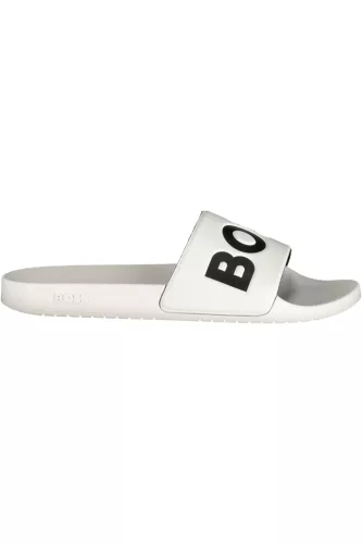 BOSS FOOTWEAR FÉRFI FEHÉR PAPUCS