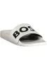 BOSS FOOTWEAR FÉRFI FEHÉR PAPUCS