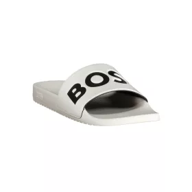 BOSS FOOTWEAR FÉRFI FEHÉR PAPUCS