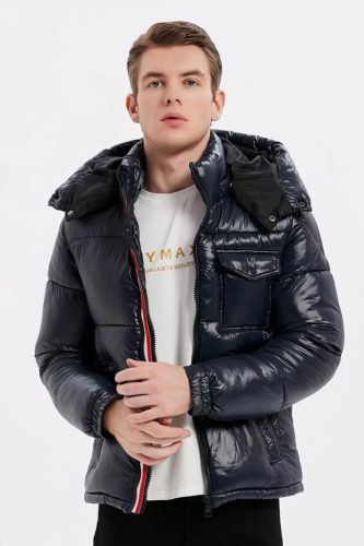 MAXX DIVATOS FÉRFI KABÁT SÖTÉTKÉK