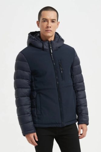 MAXX DIVATOS FÉRFI KABÁT SÖTÉTKÉK