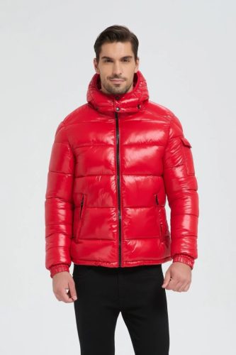 MAXX DIVATOS FÉRFI KABÁT PIROS