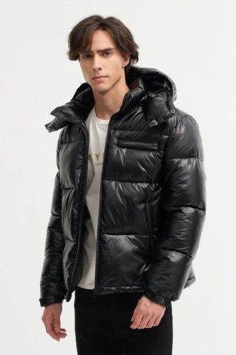 MAXX DIVATOS FÉRFI KABÁT FEKETE