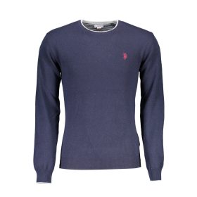 US POLO FÉRFI KÉK PULÓVER